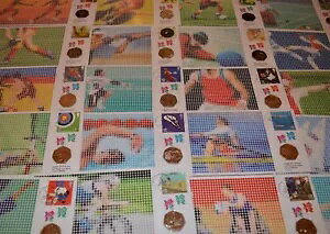 2012 �����h�� �I�����s�b�N ���A 50P BU �R�C���ƃX�^���v �J�o�[ FDC PNC ���I�т�������