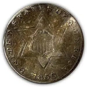 1856 �N 3 �Z���g �V���o�[ �g���C�� ���ɍׂ��� XF �R�C���A�킸���ɋȂ����Ă��܂� #8676