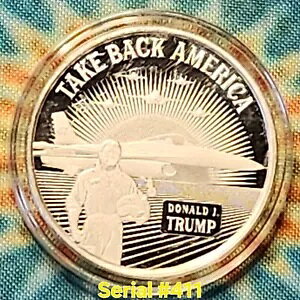 Disme TAKE BACK AMERICA 1 �I���X .999 �t�@�C�� �V���o�[ ���E���h �R�C�� �h�i���h �g�����v�哝��