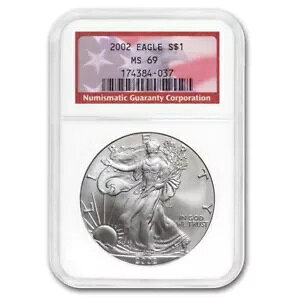 2002 AJ Vo[ C[O MS-69 NGC (AJx)