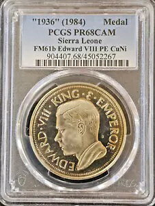 1936 (1984) VGIl _ Gh[h 8  v[t PCGS PR68 DCAM m̍ōi