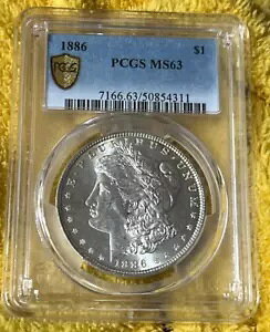 FROSTY~1886 P ���[�K�� S$1~PCGS �z���_�[ MS63~90% �V���o�[~�č������ǃR���N�V�����\~4311