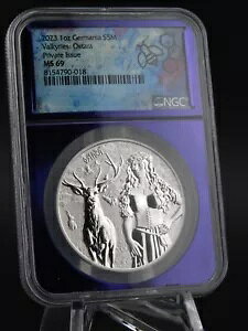 2023 Germania Valkyries Ostara 1 oz Silver NGC MS 69 TRADER BEA CORE!