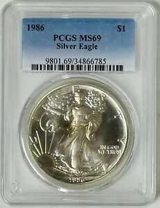 1986 1 IX Vo[ C[O $1 usNx - vtv PCGS: MS69 #C889