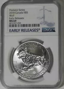 2018 Ji_ S$5 Vo[ Et NGC MS-69 vf^[ V[Y A [ ~g