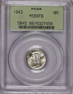 1943 }[L[ 10 Zg PCGS MS66 tohB P.Q.Â΂ PCGS xB