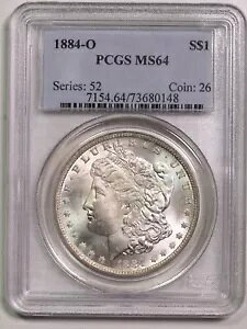 1884 O PCGS MS64 ���[�K�� �V���o�[ �_���[ item#P18325
