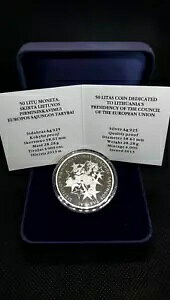 ���g�A�j�A��� PROOF 50 Litu/Litas 2013 ���B�A�� + �ؖ���