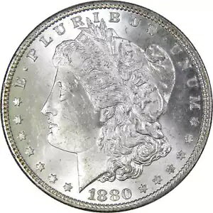 1880 �����K�� �_���[ BU �����ʃ~���g��� 90% �V���o�[ $1 �č��R�C�� �O�b�Y