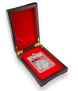 2024 1�I���X �V���o�[ �A�����J�� �C�[�O�� PCGS MS70 - �g�����v ���x�� �ؔ��t��