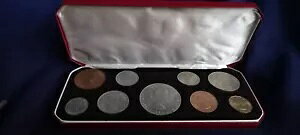 コインセット クイーンエリザベス2世 1965年コインセット(ケース入り)