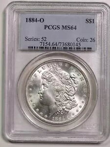 1884 O PCGS MS64 ���[�K�� �V���o�[ �_���[ item#P18320