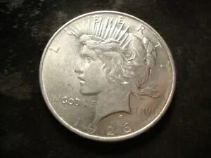 1926-D BU AU Peace Silver Dollar A REAL Choice Coin SEA