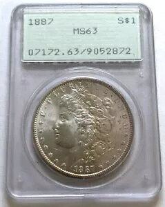 1887 K Vo[ _[ PCGS MS63 90% 