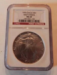 1994 AJ Vo[ C[O $1 NGC MS69 t@[Xg XgCN A L[ f[g h