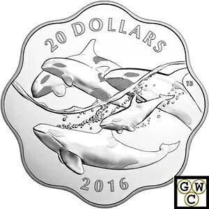 2016 'Orca-Master of the Sea' z^eL^ 20 h .9999 Fine(17934)NT