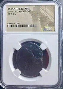 NGC �F��Ñ�r�U���`���R�C�� 527-565 AD �W���X�e�B�j�A�k�X I �t�H���X �{���̑f�G��