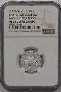 1989 Vo[ NGC PF 68UC xr[Y t@[Xg gW[ ~bL[AJ[ & ubN 1/1IX Vo[