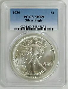 1986 1 IX Vo[ C[O $1 usNx - L[tv PCGS: MS69 #C883