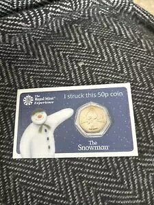 2019 Snowman Some Tone 50p SYO ���A + 2024 Snowman Xmas 50p �T�C������ Aled