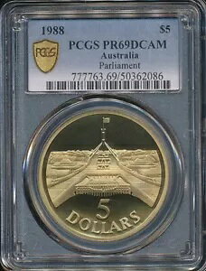I[XgA 1988 N 5 h $5 (c) - PCGS PR69DCAM (ؖ FDC)