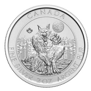 2IX Ji_ 2021 Creatures of the North-Werewolf .9999 BU Vo[RC JvZ