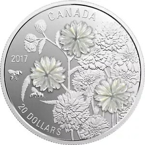 2017 'Pearl Flowers' v[t $20  .9999 t@C [G/H Ex] RC (18088) OOAK