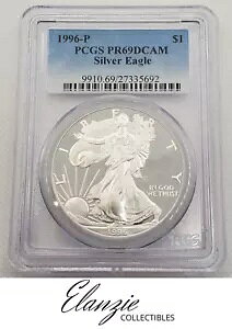 1996-P AJ Vo[ C[O h PCGS PR69DCAM (ȃ~N X|bg)