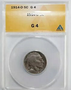 1914 D obt@[ CfBA wbh jbP 5c čRCF ANACS G4 ʗǍD