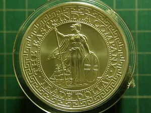 2018 1 �I���X �V���o�[ East India Co. Trade Dollar Restrike St Helena �J�v�Z������