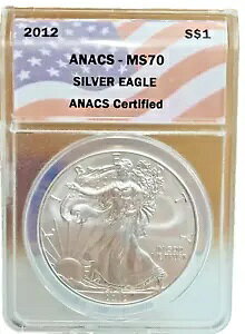2012 MS70 �t���b�O ���x�� �V���o�[ �C�[�O�� ANACS - (064) *