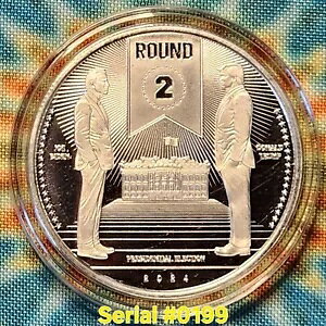 Disme �uROUND 2 ELECTION 2024�v �h�i���h�E�g�����v 1�I���X .999 �t�@�C���V���o�[ ���E���h �哝��