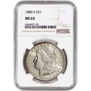 1880N AJ K 1h - NGC MS63