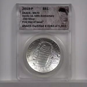 2019�NP�A�|��11��50���N�L�O$1 �V���o�[ �R�C�� ANACS MS70 FDOI (BX6-06)