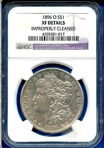 1896 O NGC XF �ڍ� �����K�� �h�� $1 �č������� �V���o�[ ���A �L�[ �f�[�g �č������ǃR�C��