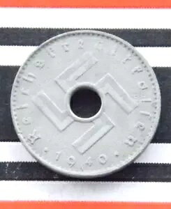 hCc 5 PFENNIG 1940 A REICHSKREDITKASSEN Rp SWASTIKA RC 3rd WW2 +A+