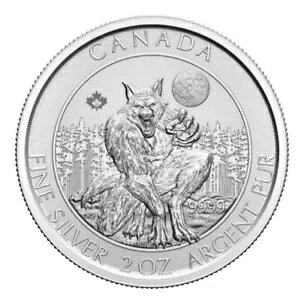 2IX Ji_ 2021 Creatures of the North-Werewolf .9999 BU Vo[RC JvZ