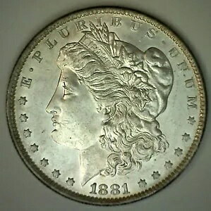 1881 O ���[�K�� �V���o�[ �_���[ $1 US �^�C�v �R�C�� BU/�����ʃj���[�I�[�����Y����