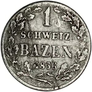 �X�C�X �J���g�� (�O���E�u���f���B) �R�C�� 1 Bazen 1836 ���A�ł��B