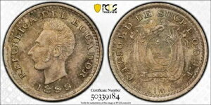 1899 L- JF �G�N�A�h�� 1/2 �f�V����� PCGS MS64 �|�b�v 1/2 �����l
