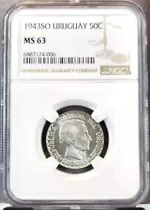1943 EOAC Vo[ 50 ZeVX 50C NGC MS 63 邭RC