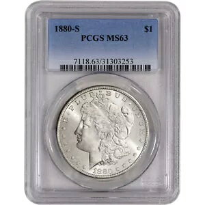 1880N AJ K 1h - PCGS MS63