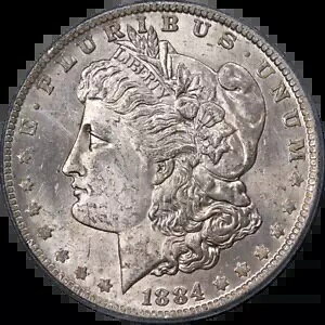 1884-O [K Vo[ _[ }N[ RNV II PCGS MS63 iCX XgCN