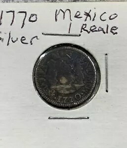 1770 スペイン植民地銀貨 1 Reale 送料無料 アメリカ