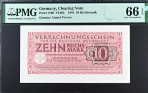 1944 �h�C�c 10 ���C�q�X�}���N PM40 ���� UNC PMG 66 EPQ