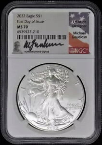 2022 Eagle s S$1 NGC MS70 Michael Gaudioso x