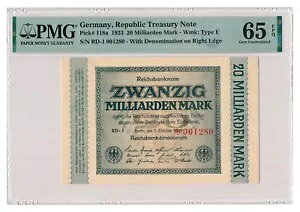 hCc 20 ~Af }N 1923 PMG MS 65 EPQ WF 