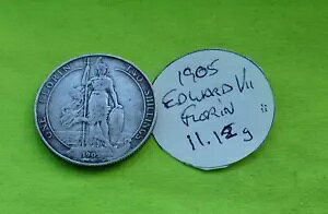 1905 N Vo[ Gh[h 7  (1902 - 1910) FLORIN pRC 11.12 O (c) S3981 ESC923