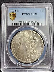 1921 N AJ 1 K h - KM# 110 - PCGS AU58 #49074306