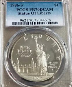 1986 S $1 Ȑ_ Vo[ $1 LOh PCGS PR70DCAM RC